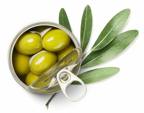 کنسرو زیتون سبز با طعم تازه و خوشمزه